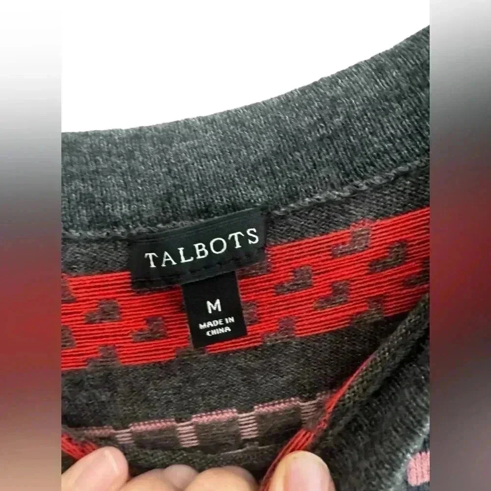 Talbots Lambswool Sweater Size M